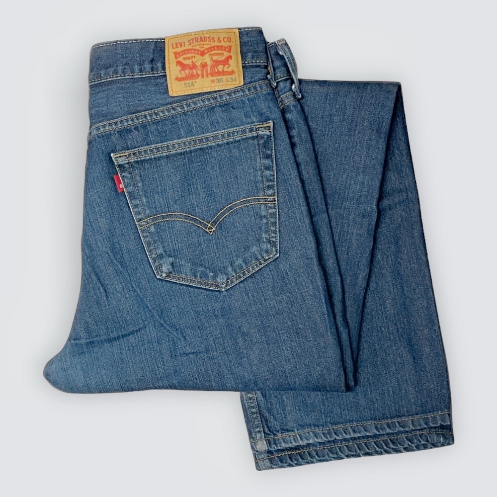 Levi's 514 Men's Straight Fit Denim Jeans, W36 L34
